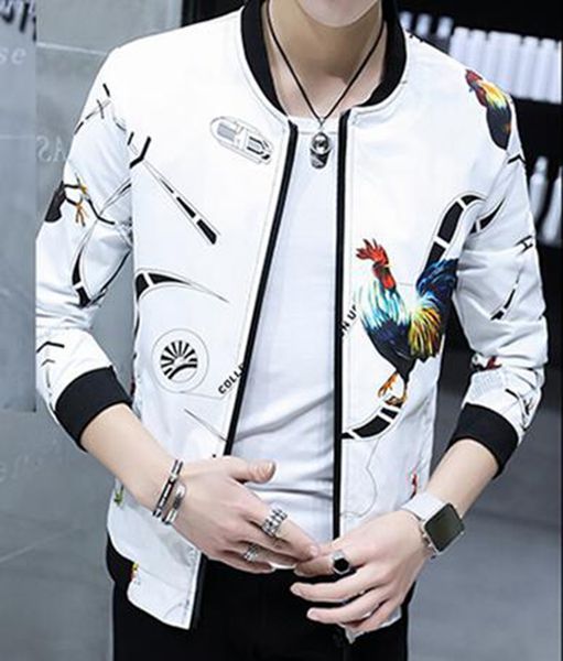 

men in the spring and autumn europe and the united states the new boutique han edition leisure fashion show thin jacket / m - 3 xl, Black;brown
