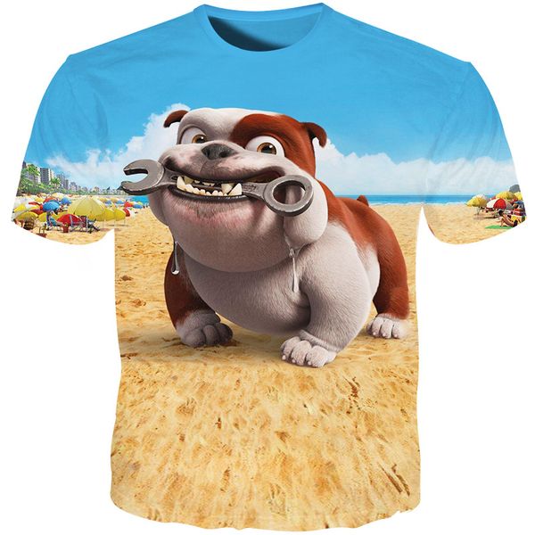 

новейшие 3d tshirts мужчины / женщины fat dog 3d печать смешные аниме дизайн мода короткими рукавами футболки топы streetwear tshirts u799, White;black