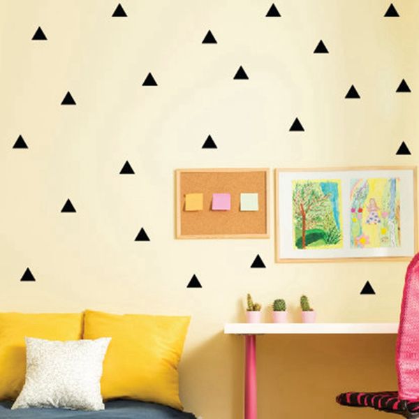 

es wall sticker kids room wall decoration / gold es decal nursery art decor