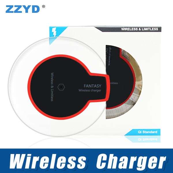 

zzyd qi беспроводное зарядное устройство pad с usb-кабель док зарядное устройство для samsung s6 s7 ip 8 x