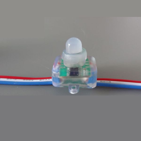 

dc5v 12v ws2811 pixel light rgb full color square diffused digital led pixel module string ip68 waterproof individually addressable