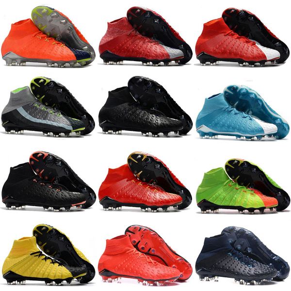 

Mens high ankle FG soccer cleats Hypervenom Phantom III DF soccer shoes neymar IC football boots cleats TF football shoes Cheap
