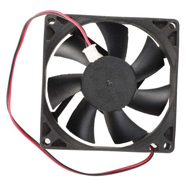 Бесплатная доставка 10шт 80мм х 25мм Бесщеточный корпус DC 24V PC Cooler Fan Черный