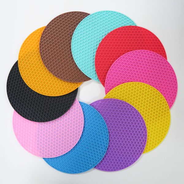 Suporte de panela de silicone, Non Slip, flexível, durável, resistente ao calor Hot Pads