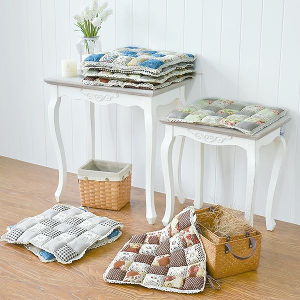 Past Style Dining Chair Cushions Lace Thicken Office Cushion Sofascushions Home Decor Car Seat Small Flower Replacement