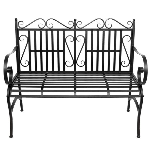 2019 2 Seater Foldable Outdoor Patio Garden Bench Porch Chair