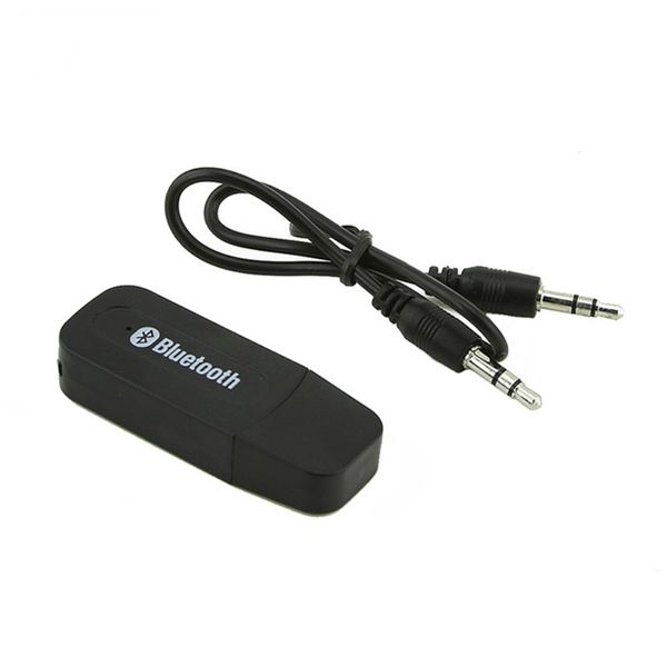 Bluetooth Alıcı A2DP Dongle Stereo Müzik Ses Alıcısı Kablosuz USB Adaptörü için Araba AUX Android / iOS Cep Telefonu 3.5mm Jack