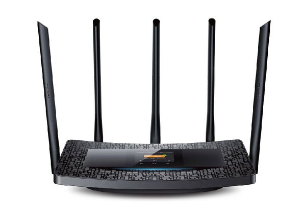 

tp-link tl-wdr6510 1300m 11ac dual band touch screen wireless router 2.4ghz 5ghz wireless wi-fi router 5 antennas through walls