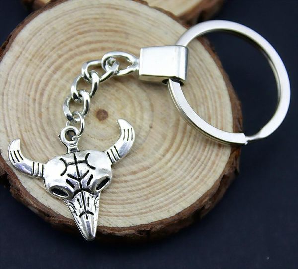

6 pieces key chain women key rings fashion keychains for men tau 25x28mm, Slivery;golden