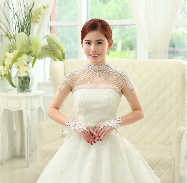 New Bride Crystal Lace Shoulder Chain Wedding Pendant Shoulder