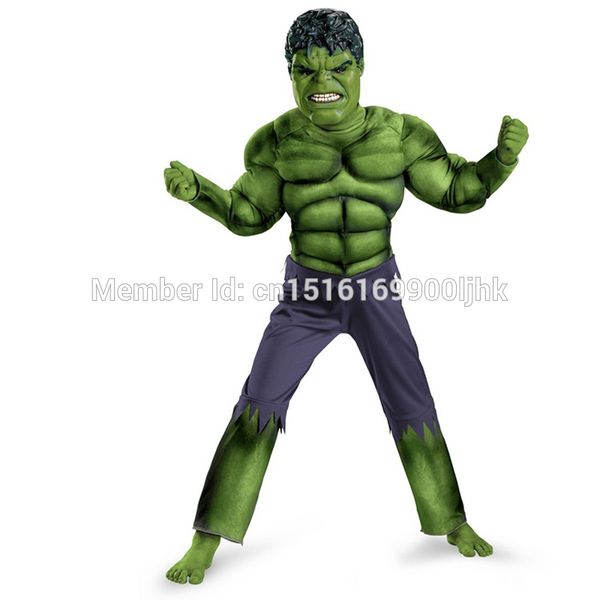 

children boys t shirt animation movie hulk muscle costume clothing,suitable for 2-12 years, Black;red