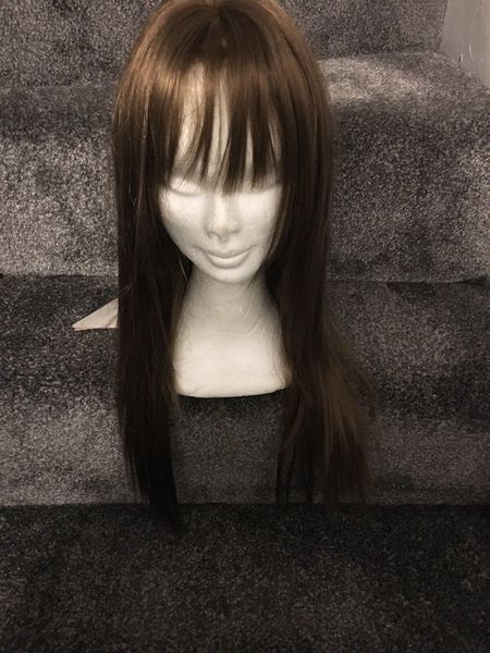 

wigs cos womens blonde wavy long hair wigs, Black;brown