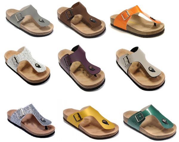 

новый стиль марка обуви с Orignal логотип мужская женщина Gizeh стиль плоские сандалии