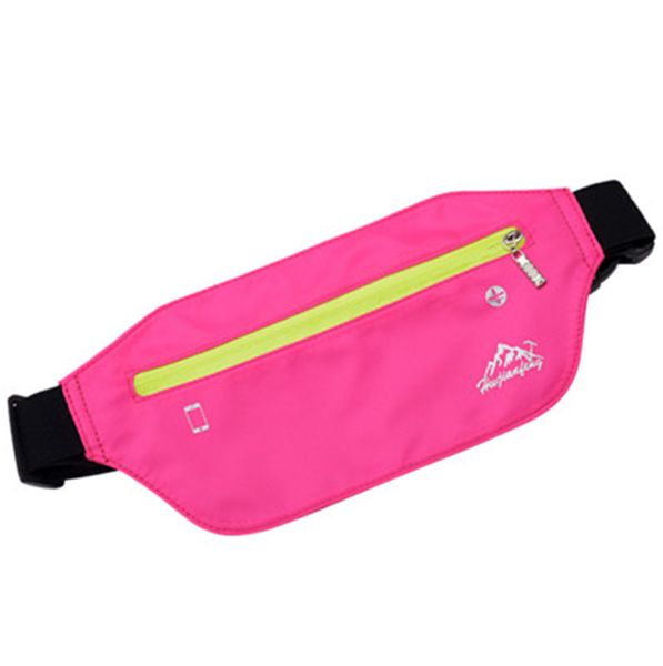 

2018 fashion neutral pure color water repellent waist packs nylon flap shell zipper bag fanny pack torba na biodro zj