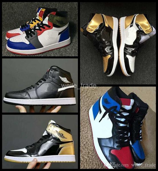 

2018 new 1 i og basketball shoes for men,3 high banned black sneakers 1s mens zapatos basket ball sports shoes des chaussures