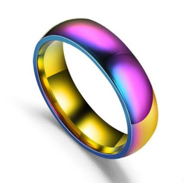 

desinger jewelry rings for couple titanum steel colorful glaze stainless steel rings for lovers hot fashion free of shipping, Silver