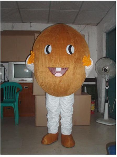 

2018 coconut orange durian fruit cartoon dolls mascot costumes props costumes halloween ing, Red;yellow
