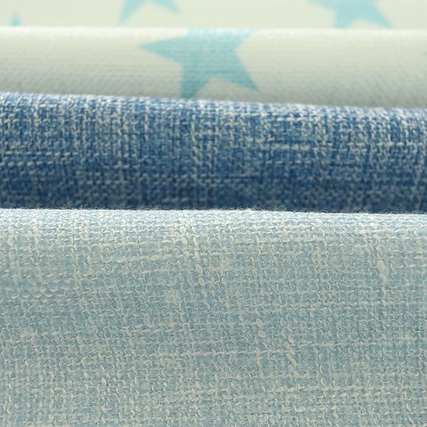 

curtain all rooms fresh cotton linen striped star mosaic bedroom living room curtain finished simple modern