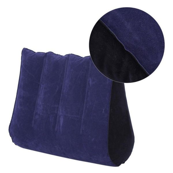 Inflated Pillow Lightweight Compressible Pvc Inflatable Flocked