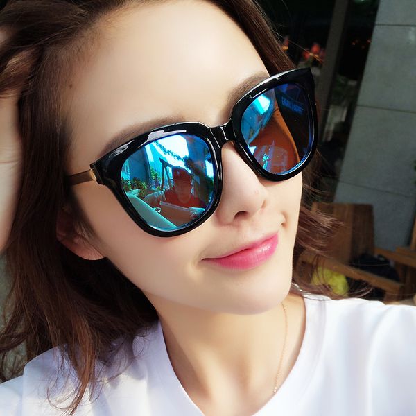 

2018 new luxury female sunglasses star style fashion designer brands for women glasses cat eye oculos feminino de sol uv400, White;black