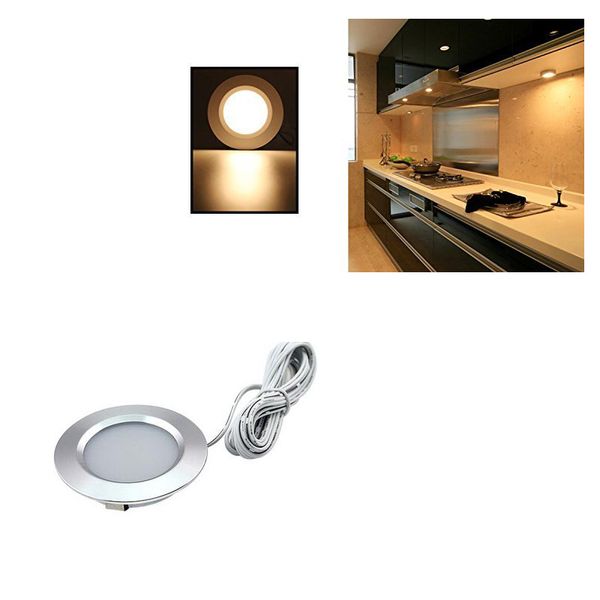 3w Led Under Cabinet Light Kit Puck Lights Under Counter Showcases