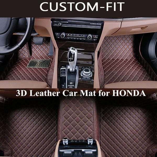2019 Custom Car Floor Mats For Honda Crv Accord Civic Jazz Odyssey