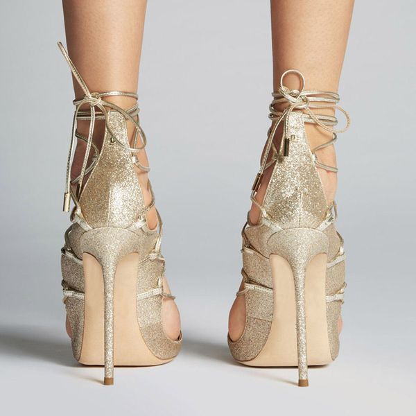 Großhandel Gold High Heels Frauen Überqueren Gebundene Sandalen Gladiator Offene Zehe Stilettos Riri Stil Mode Sandaletten Mode Laufsteg Schuhe Frauen Großhandel Gold High Heels Frauen Überqueren Gebundene Sandalen Gladiator Offene Zehe Stilettos Riri Stil Mode Sandaletten Mode Laufsteg Schuhe Frauen