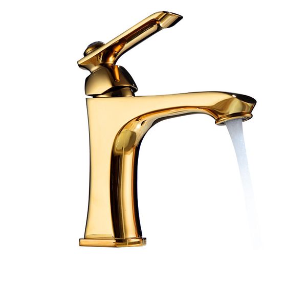 ROLYA Luxuriöse vergoldete Waschbecken-Wasserhahn-Badezimmer-Waschtisch-Mischbatterien