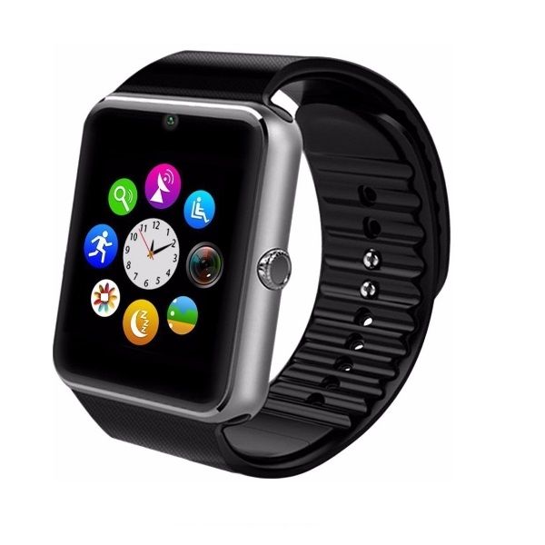 

gt08 bluetooth smart watch with touch screen sim card slot camera pedometer sport tracker for android smartphones