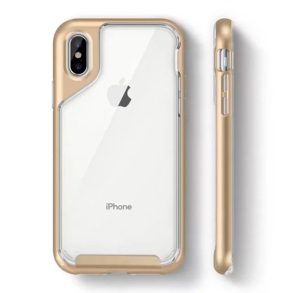 

fast shipping 2in1 for iphone 6s plus cases transparent tpu+pc designer phone case combo protective cover for goophone x designer phone case