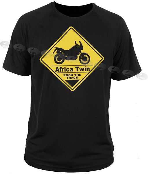 

2018 new summer men's fashion t-shirt japanes famous motorcycle motorbike africa twin adventure crf shirt, White;black