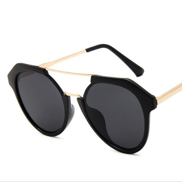 

new fashion uv400 protection black frame sunglasses pink blue green white color sun glasses beach sunglass 52 51mm ing, White;black