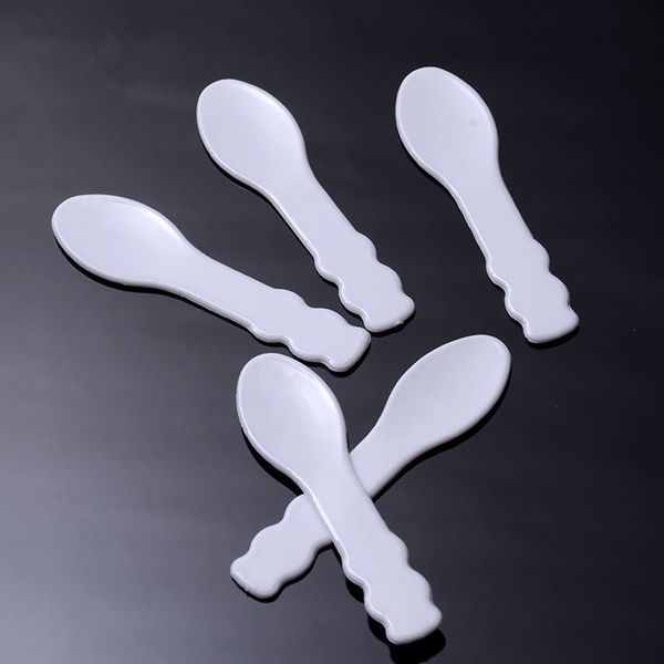 

mask sticks cosmetic plastic white spatula scoop diy face mask spoon lady makeup mixing tools disposable tool f989