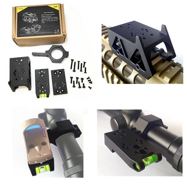 Tactical Mount Lever for DOCTER//RMR//DP PRO//T1//T2 Red Dot Sight With Riser