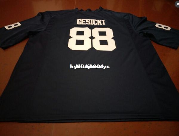 

men #88 white navy mike gesicki penn state nittany alumni college jersey or custom any name or number jersey, Black;red