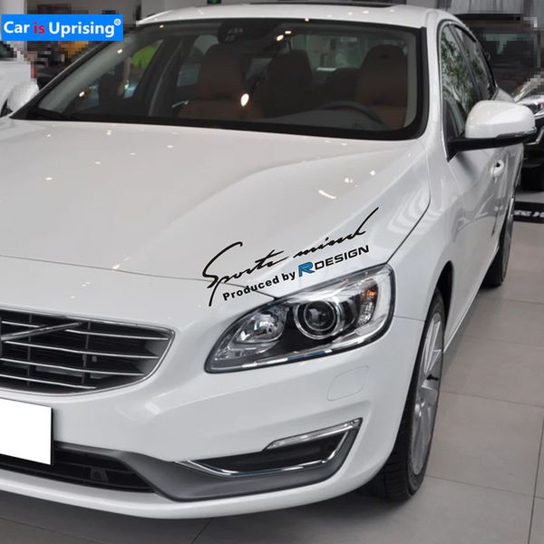 

2018 new r design style car stickers reflective lamp eyebrow for volvo v40 v50 v60 v70 s80 xc40 xc60 xc90 s60 s90 car styling