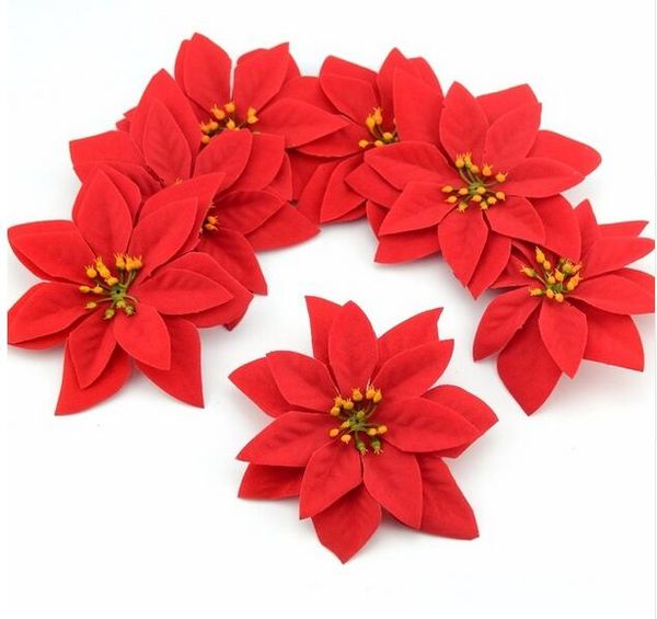 14 cm Flanell große künstliche Rosenblütenköpfe für Zuhause, Hochzeitsdekoration, Scrapbooking, DIY, Weihnachtsbaum, Seidenblumen, GA594