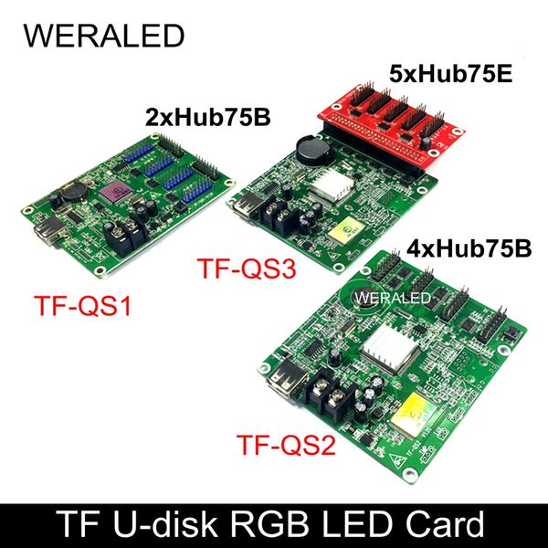 

longgreat tf-qs1 tf-qs2 tf-qs2n tf-qs3 tf-qs3n full color led display controller support p4/p5/p6/p7.62/p8/p10 led module