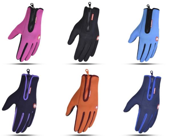 

120pairs/lot winter warm screen touch gloves. ski gloves, Blue;gray