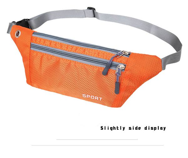

waist bag new outdoor sports ultra-thin pockets waterproof oxford cloth running fitness bag invisible tablets ing
