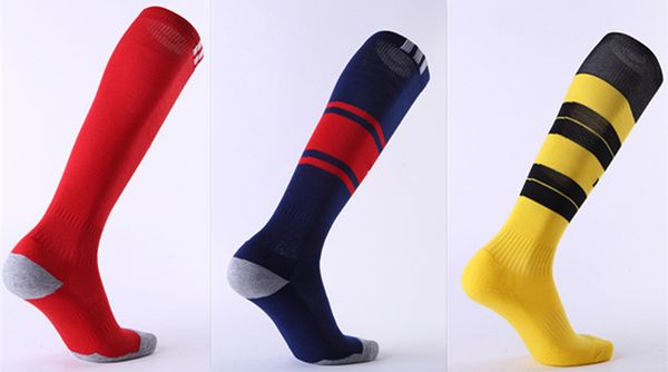 

2017/18 Man Men Socks Real Madrid Soccer Sports Socks RONALDO AC United High Knee Thai Quality Football Sock Hot Club In Milan Madrid City