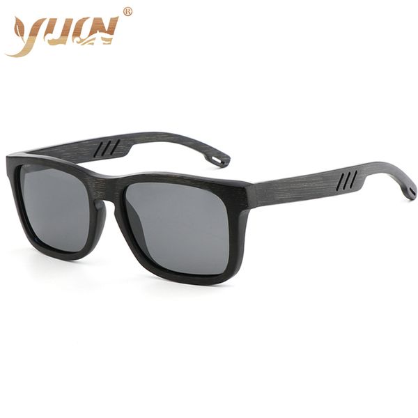 

new arrival fashion bamboo wood sunglasses men women brand designer polarized sun glasses 56259, White;black