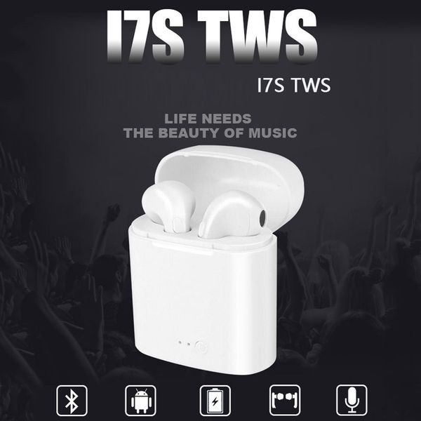 

Wireless Bluetooth binaural stereo headset wireless sports mini headset TWS with charging compartment for iphone, Samsung, Android and other