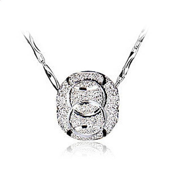 

925 pure silver single chain female fashion elegant transfer beads necklace exquisite silver chain
