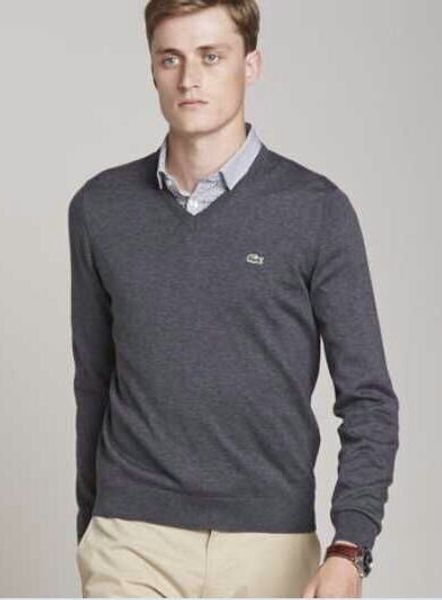 

18 Новый высокое качество поло мужская витой иглы трикотажные хлопок шеи пуловер свитер мужской топ размер M-XXL