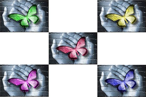 

diamond embroidery animal colorful butterfly diy diamond painting cross stitch kit resin full round diamond mosaic home decoration multi0006
