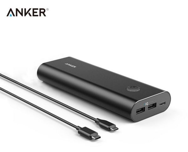 

Anker powercore 20100mah power bank quick charge 5v 6a 30w poweriq battery pack 2 4a powerbank u b charger for phone tablet