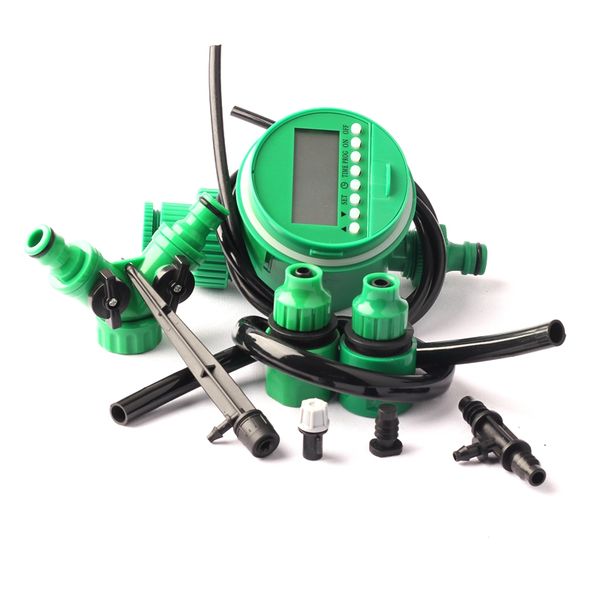 

irrigation kit spray package 8/11mm watering set water timer water spliter sprinkler connectors whole set garden sprayer