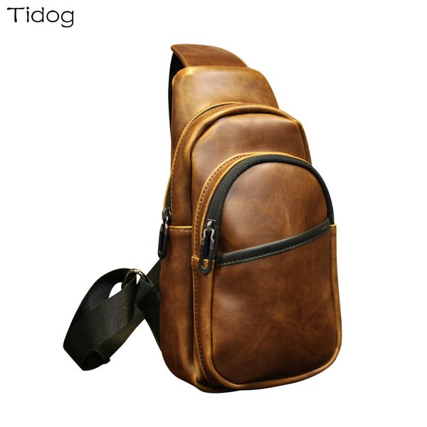 

tidog korean fashion men's bag shoulder chest bag