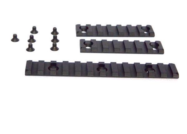 Trilho tático Kit, 3 pcs MIL_STD 1913 20mm Picatinny Rail Set para LOVA Free Float Handguard